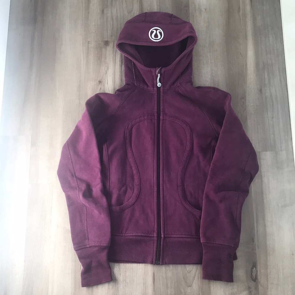 Lululemon, Size 8, Plum colored, Scuba Hoodie
